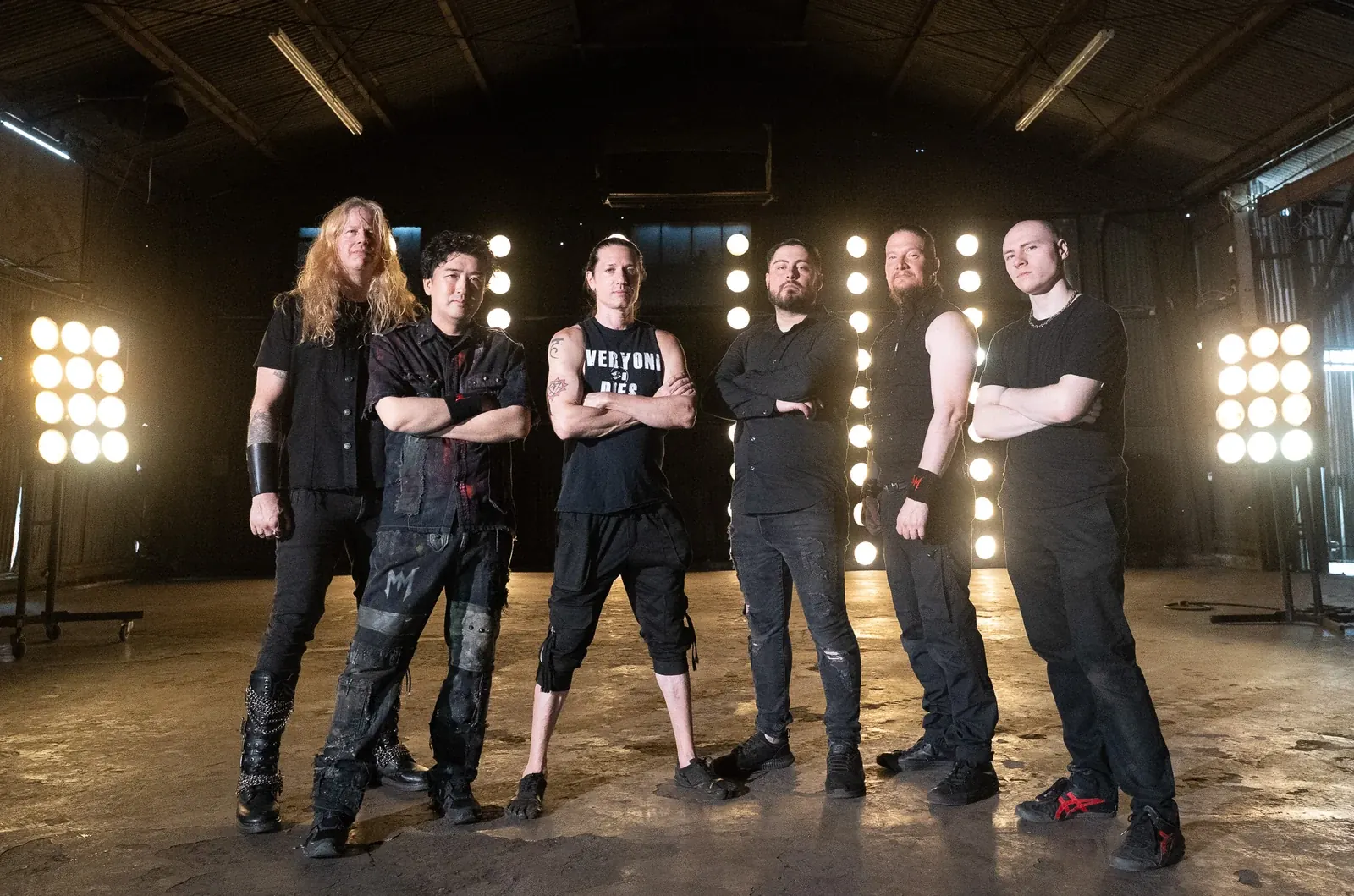 MURASHITA’s music video performers and production crew on set in Los Angeles